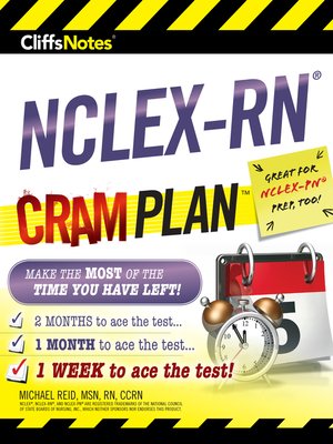 cover image of CliffsNotes NCLEX-RN Cram Plan